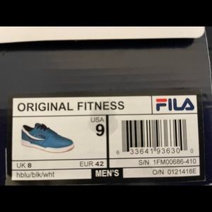 Fila brand new women shoes size 9 with box never worn
